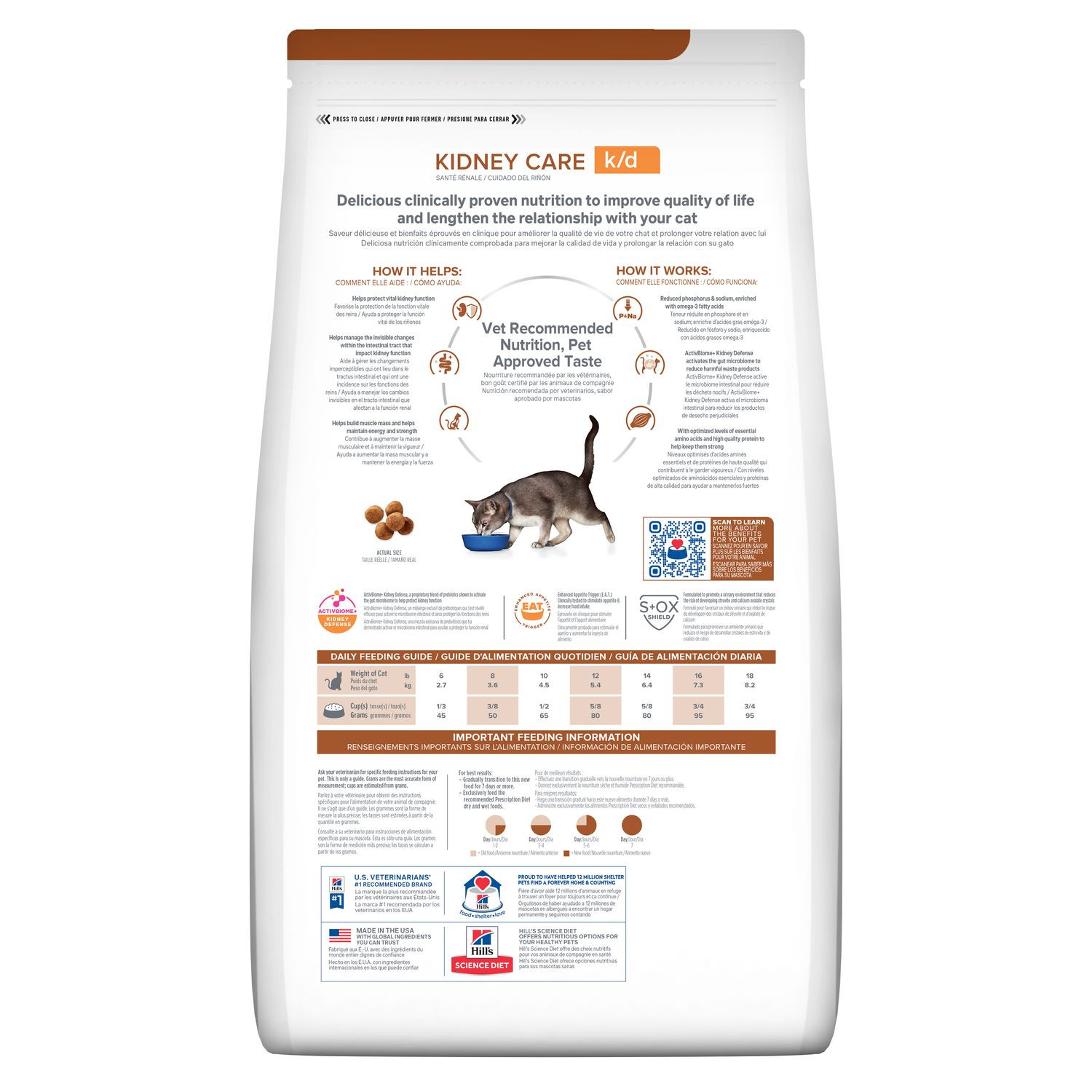 Hill's Prescription Diet Cat k/d Kidney Care with Chicken 3 KG