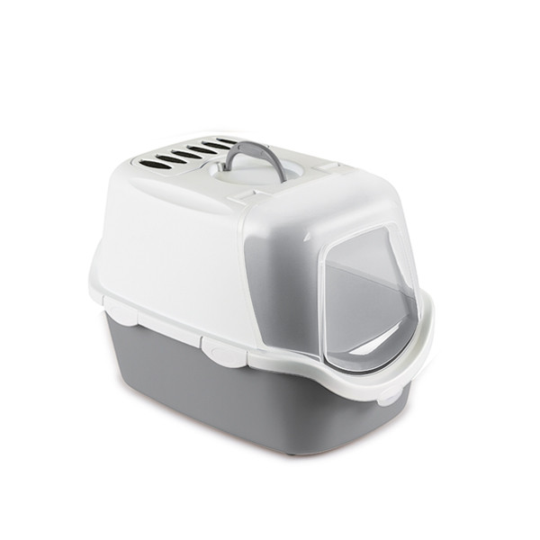 Stefanplast Cathy Easy Clean Cat Toilet - Grey