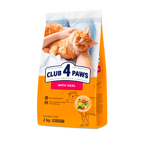 طعام جاف قطط CLUB 4 PAWS 2 كيلو