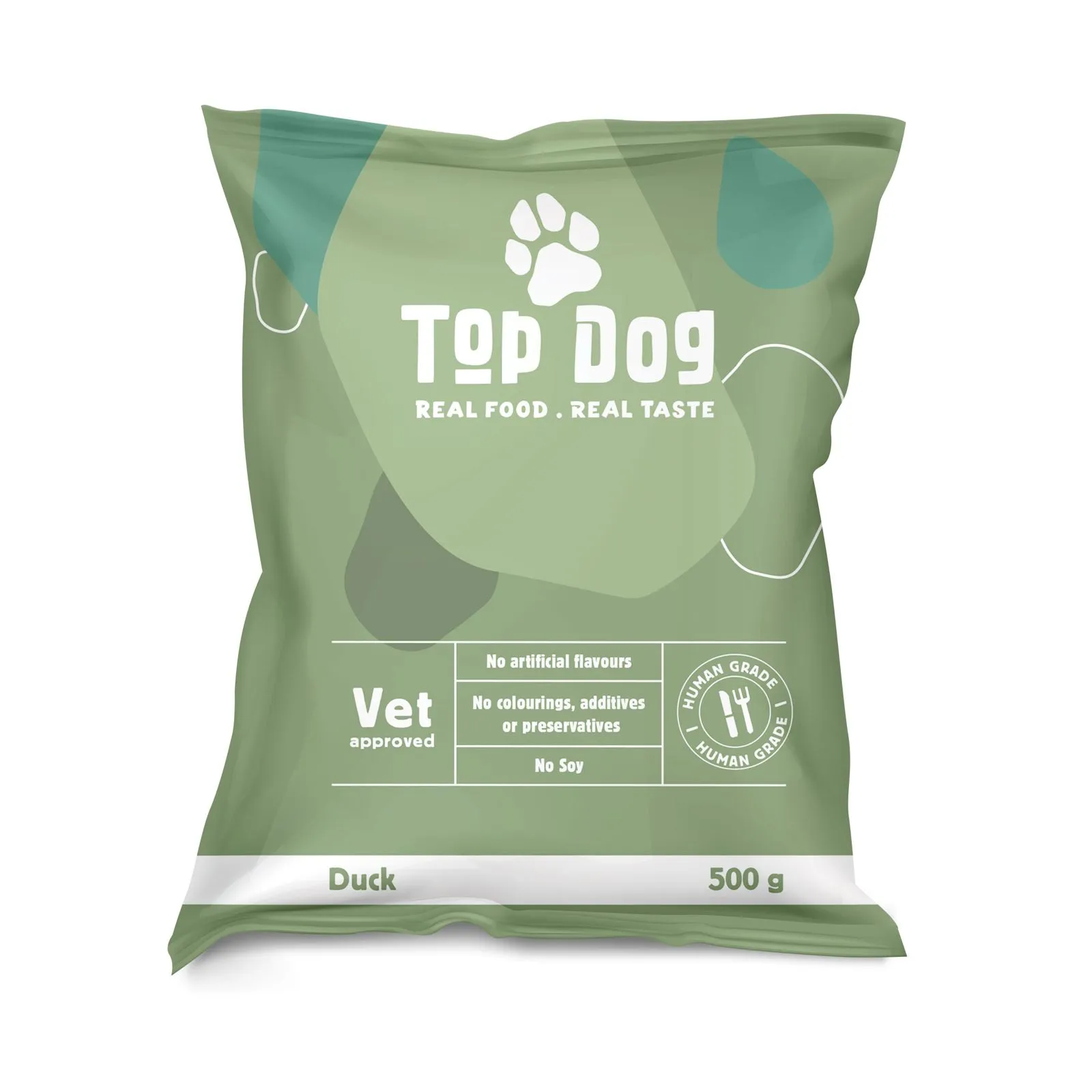 TOP Dog Fresh Food For Dogs - Duck 500gm