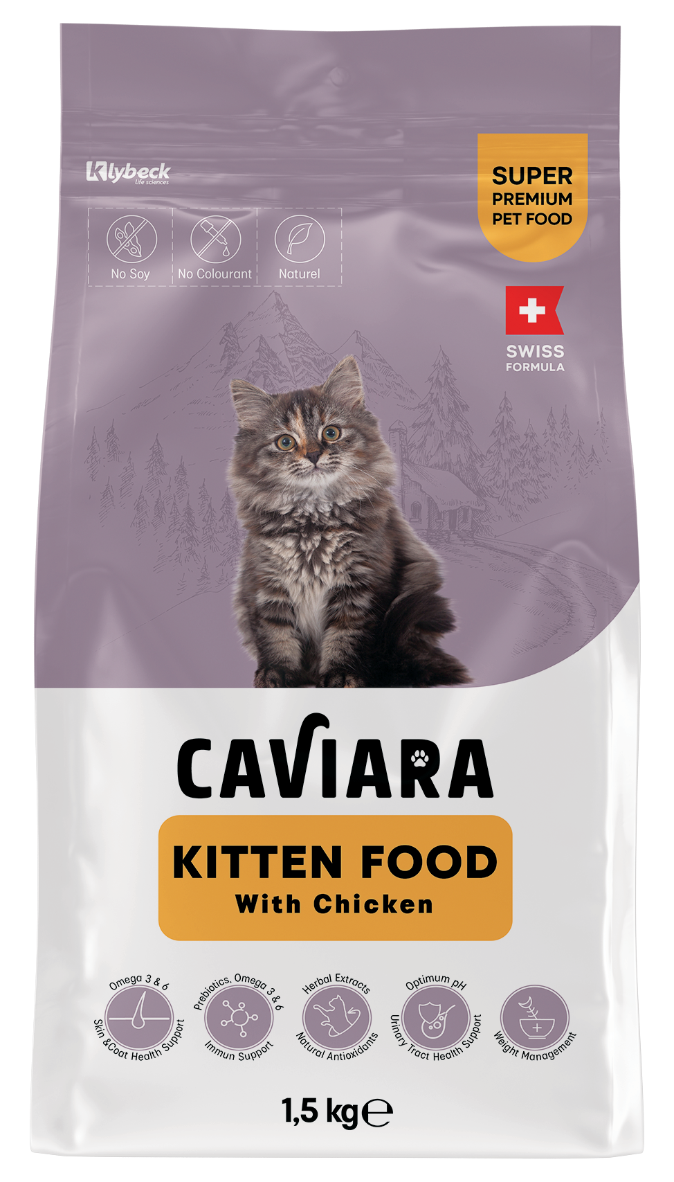 CAVIARA Kitten Food with Chicken 1.5KG