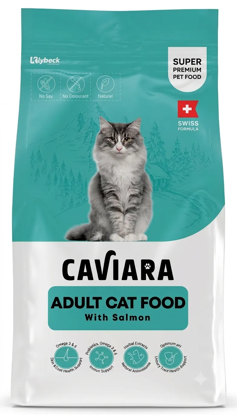 CAVIARA Adult Cat Food with Salmon 1.5KG