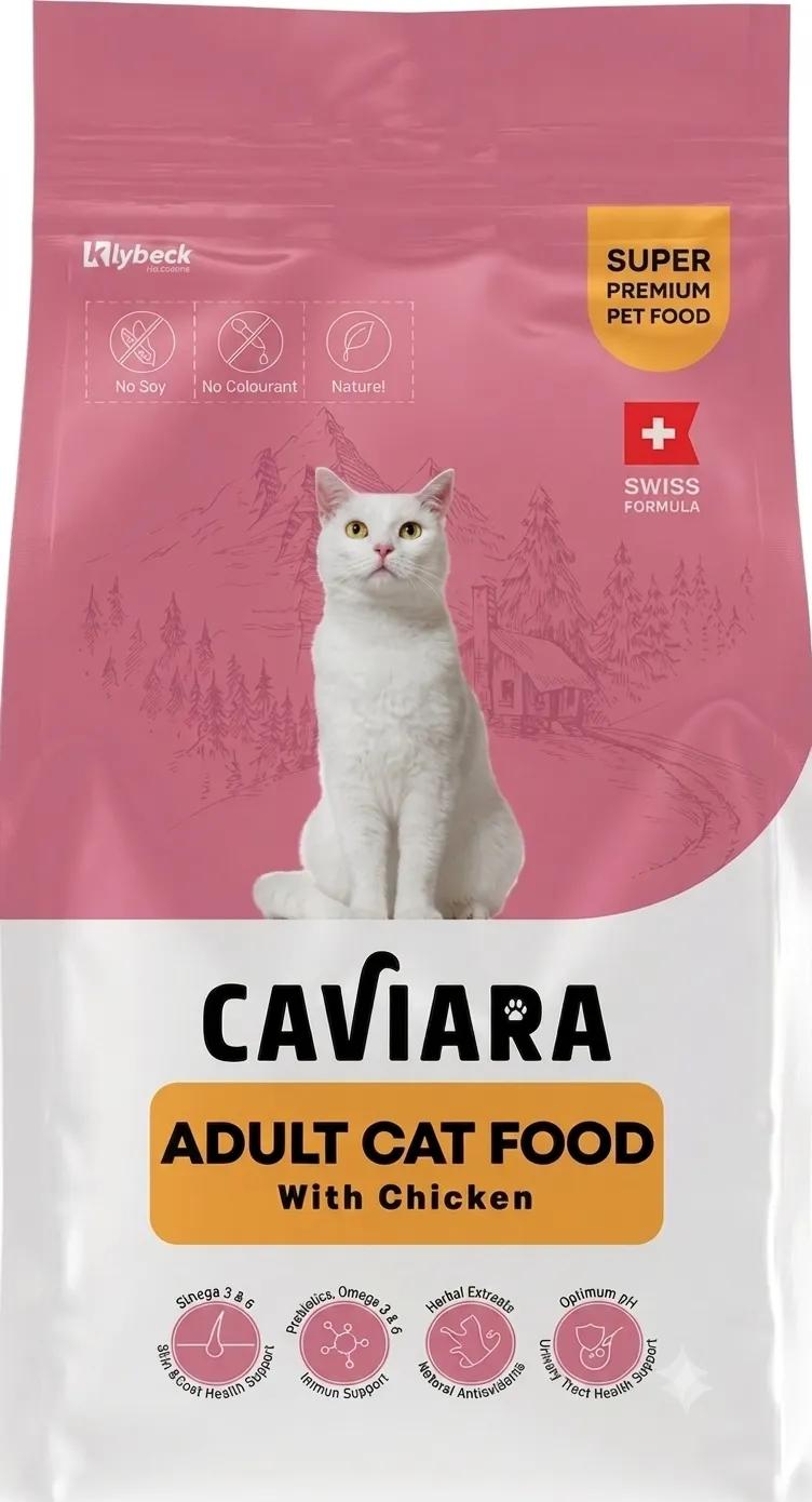 CAVIARA Adult Cat food with Chicken 12KG