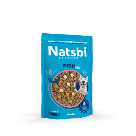 Natsbi Steamed Dog With FISH 200gm