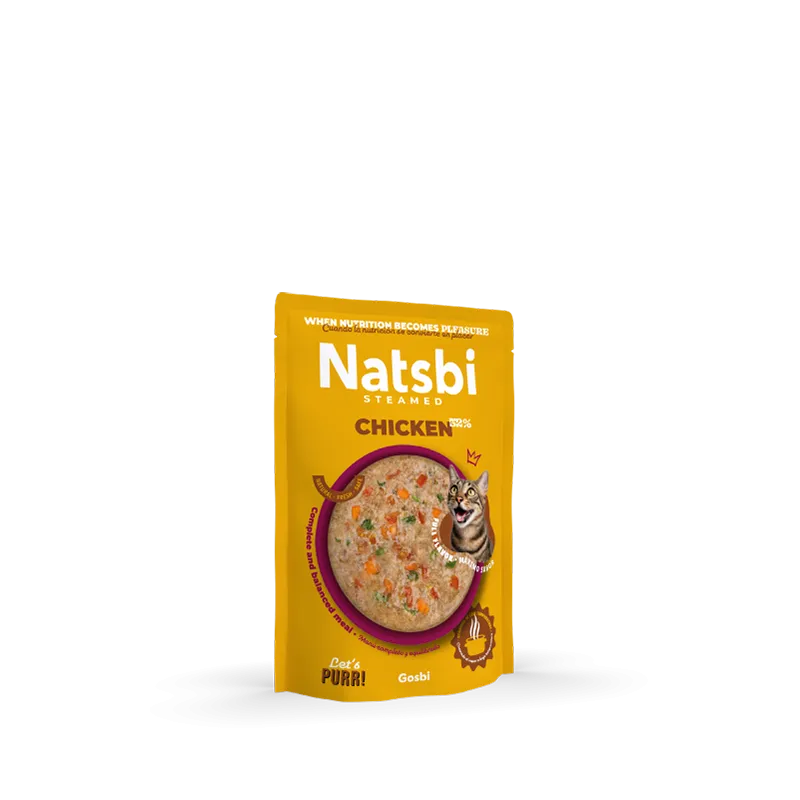 Natsbi Steamed Cat With CHICKEN 80gm