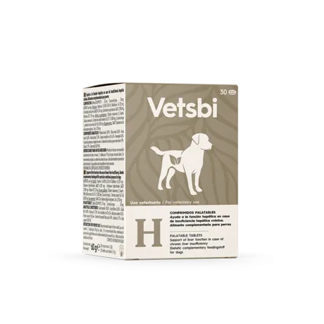 Vetsbi H - Palatable Tablets for Liver Function Support in Dogs _30 Tablets