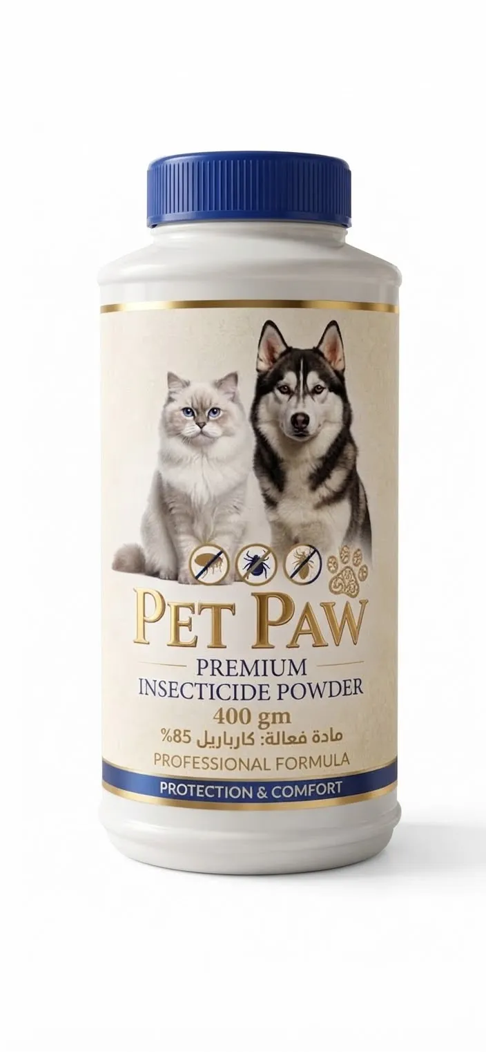 Pet Paw PREMIUM INSECTICIDE POWDER For Cat &Dog 400gm