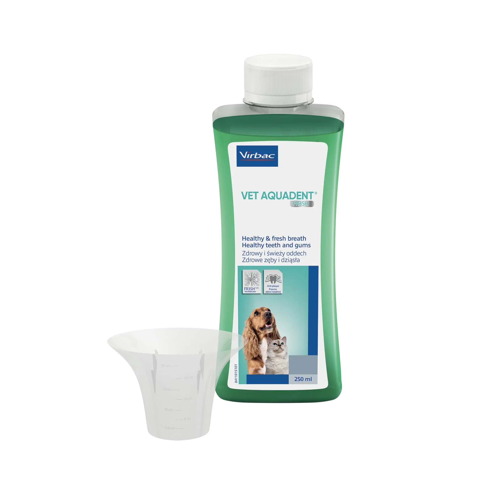 Virbac Vet Aquadent FR3SH™ – Water Additive for Dogs & Cats- 250ml