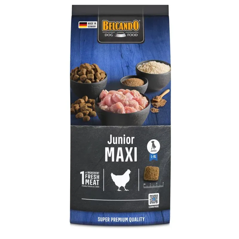 BELCANDO Junior Maxi Dog Dry Food 4 KG