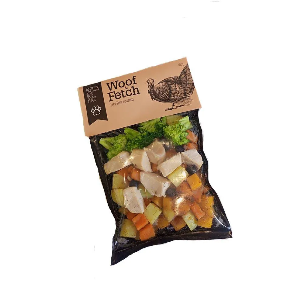 Woof&Fetch Small Bites with TURKEY - 500gm