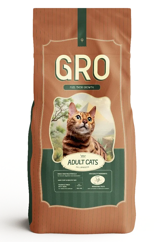 طعام جاف GRO دجاج 8 كيلو