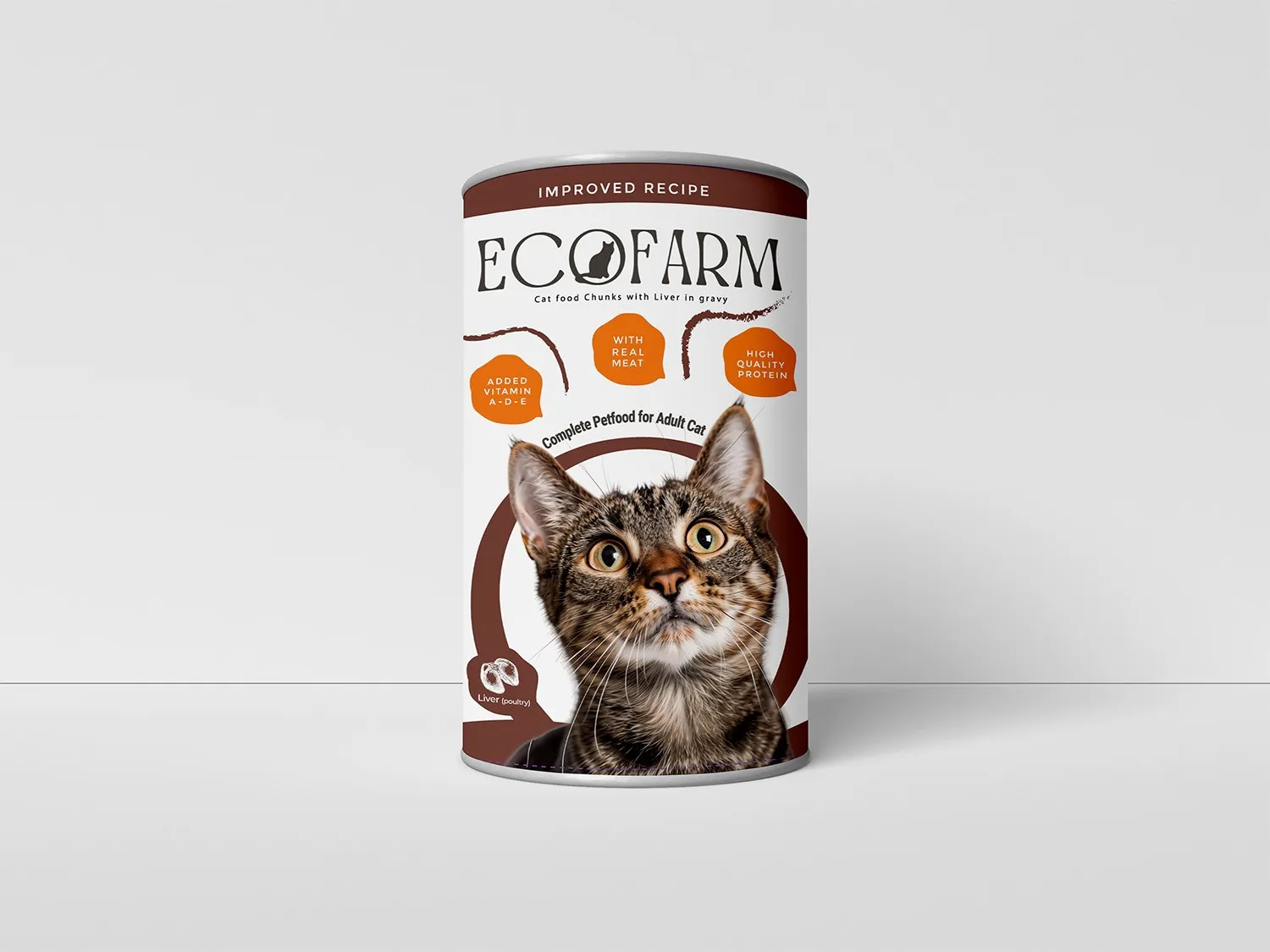 ECOFARM Wet Food with Liver in Gravy 400gm
