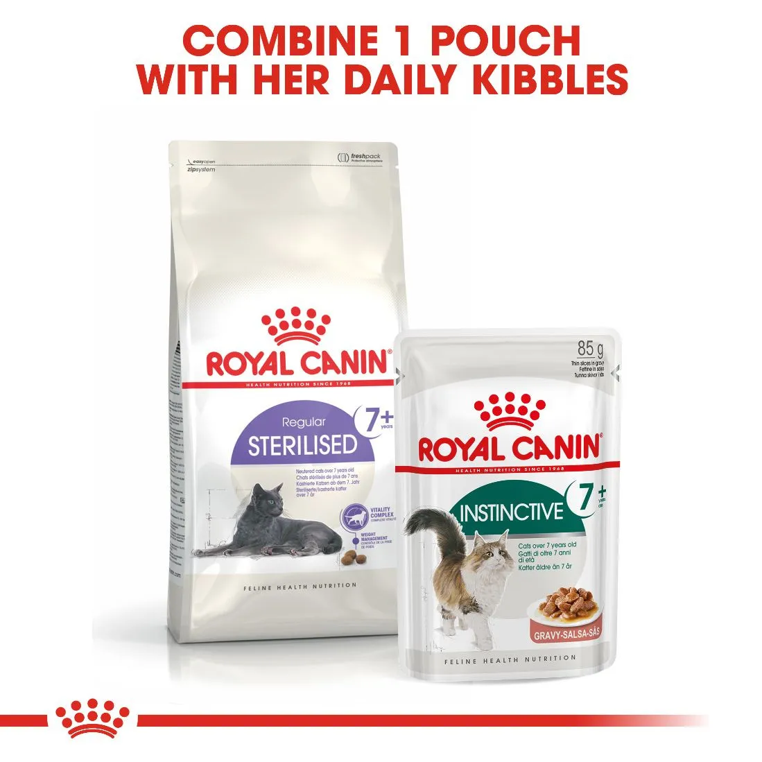 Royal Canin Instinctive+7 (In Gravy) 85 gm