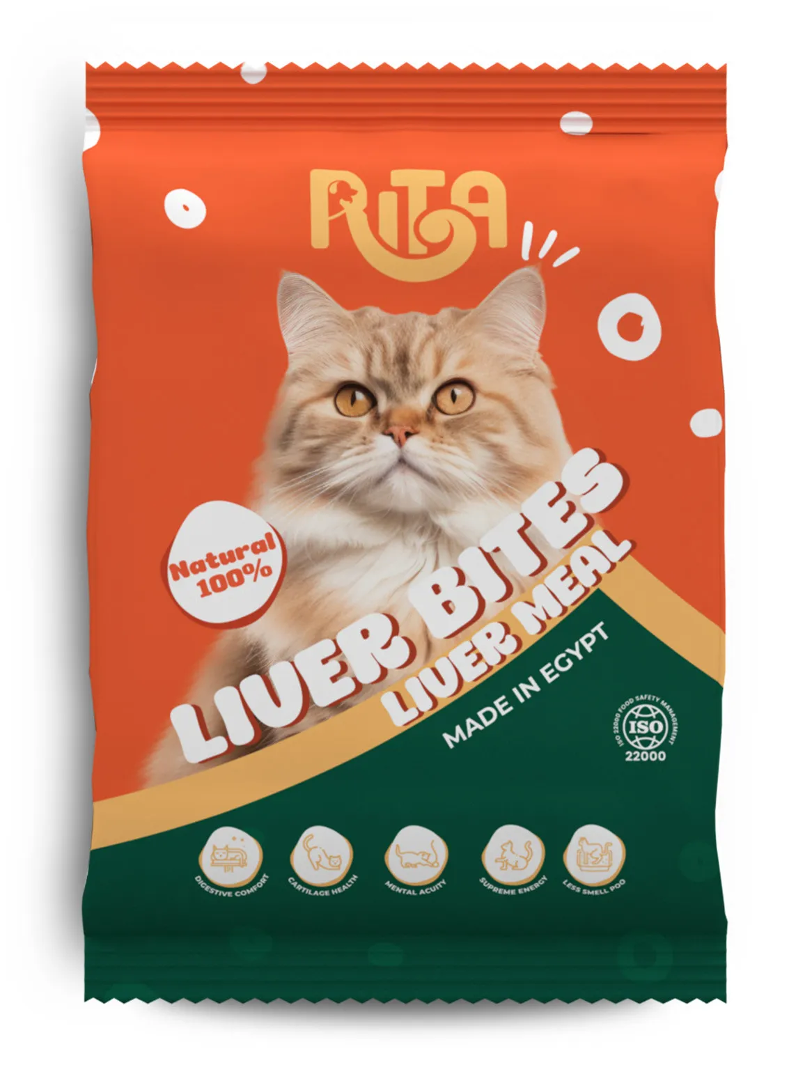 RITA Fresh Food For Cats - Liver Bites 125gm