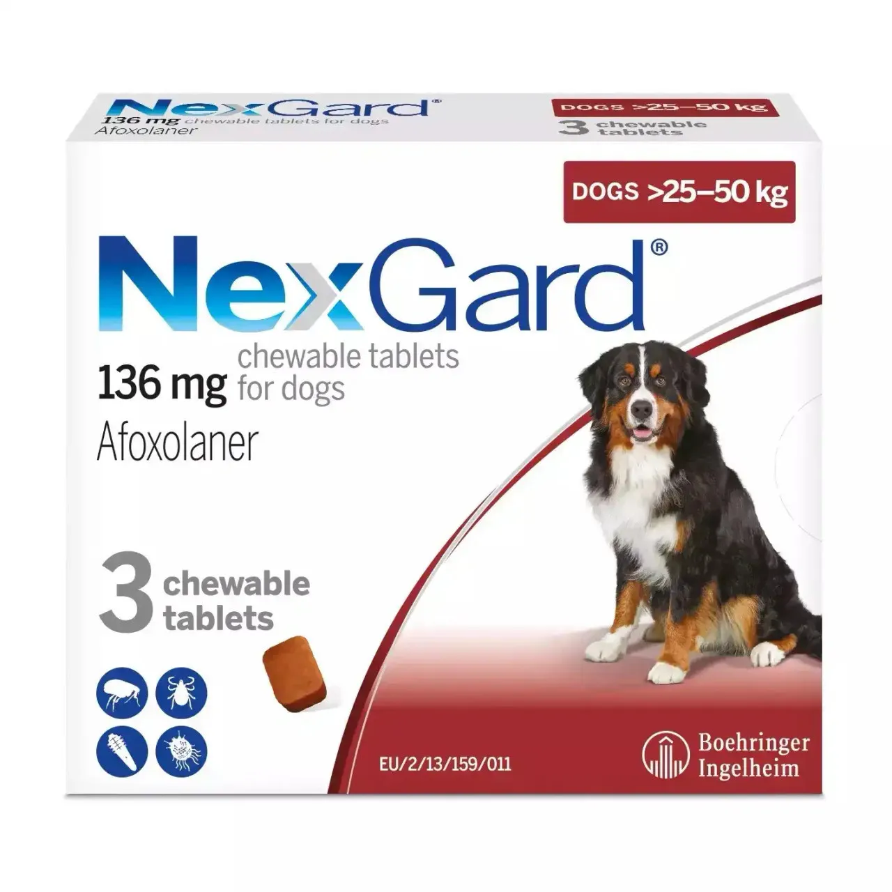 Nexgard Chewables For Large Dogs (25 - 50 Kg) - 1 Tablet