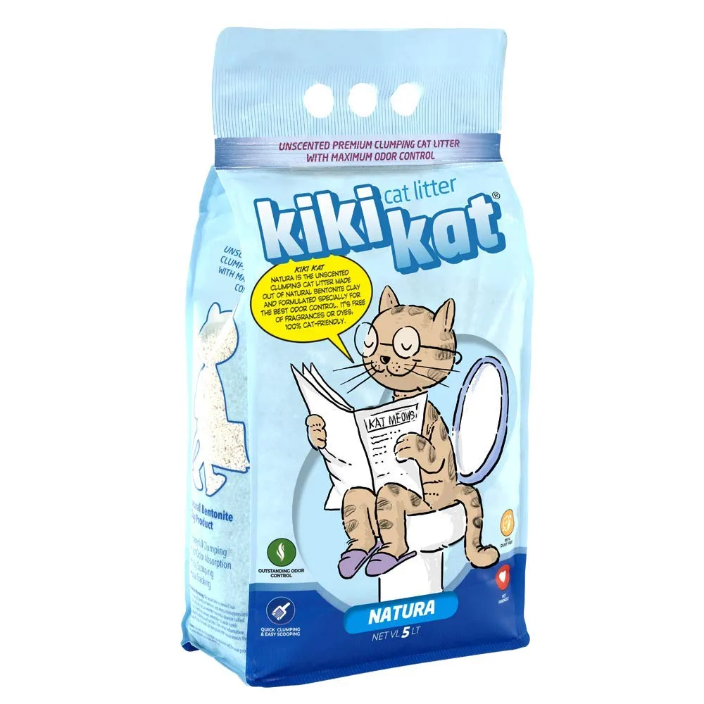 رمل قطط kikikat 5 لتر