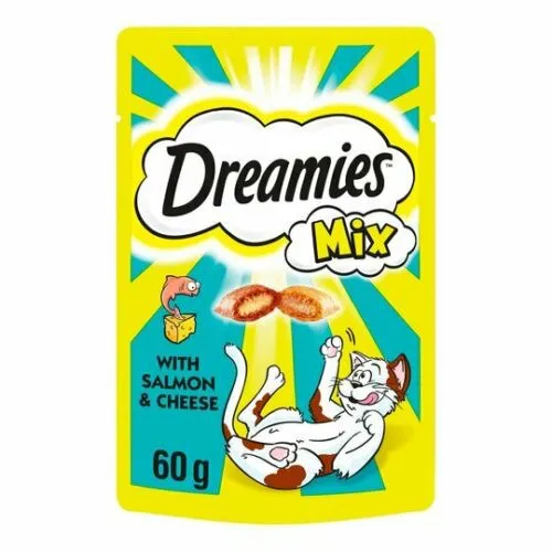 مكافآت قطط Dreamies  سلمون 60 جرام