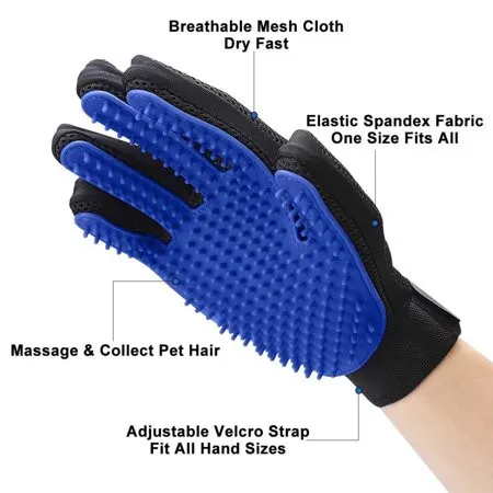 Nunbell Large Washing Glove - Blue Hand