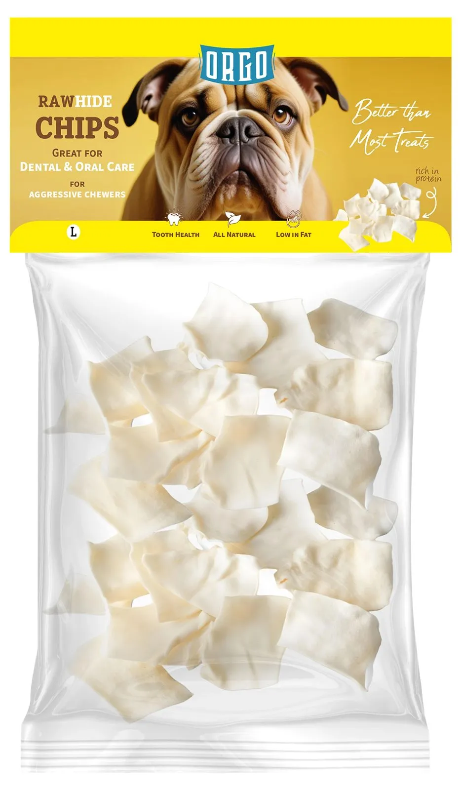 Orgo Rawhide CHIPS - Large