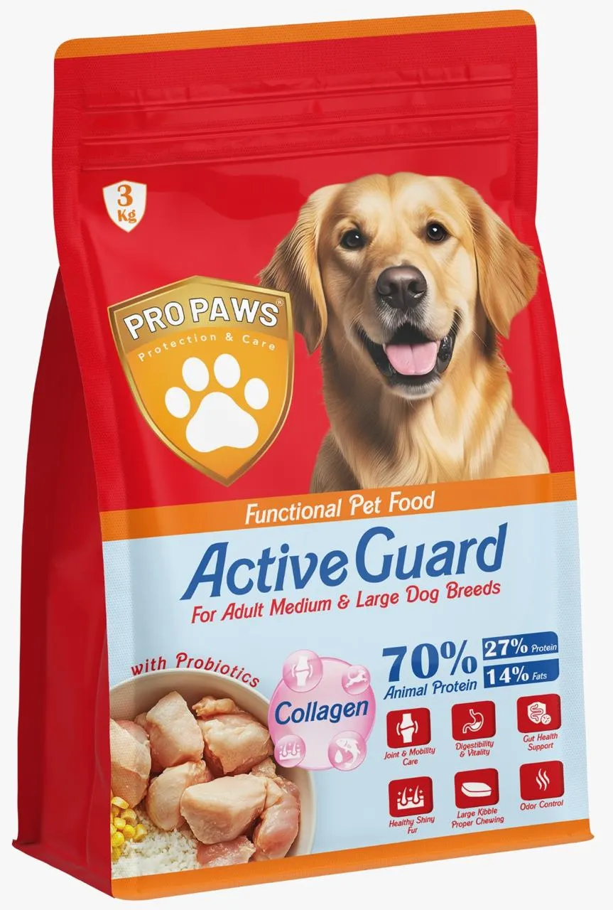 PROPAWS Vital Care Dry Food For Adult Medium and Large Breeds - 3KG