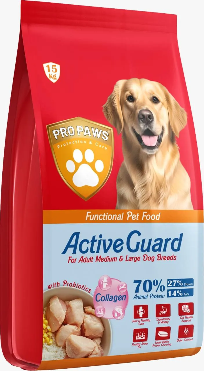 PROPAWS Vital Care Dry Food For Adult Medium and Large Breeds - 15KG