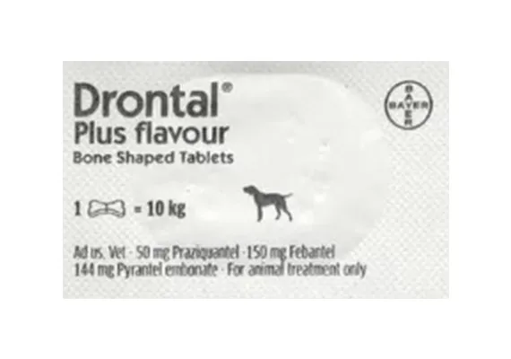 Drontal Plus Deworming for Dogs - 1 Tablet