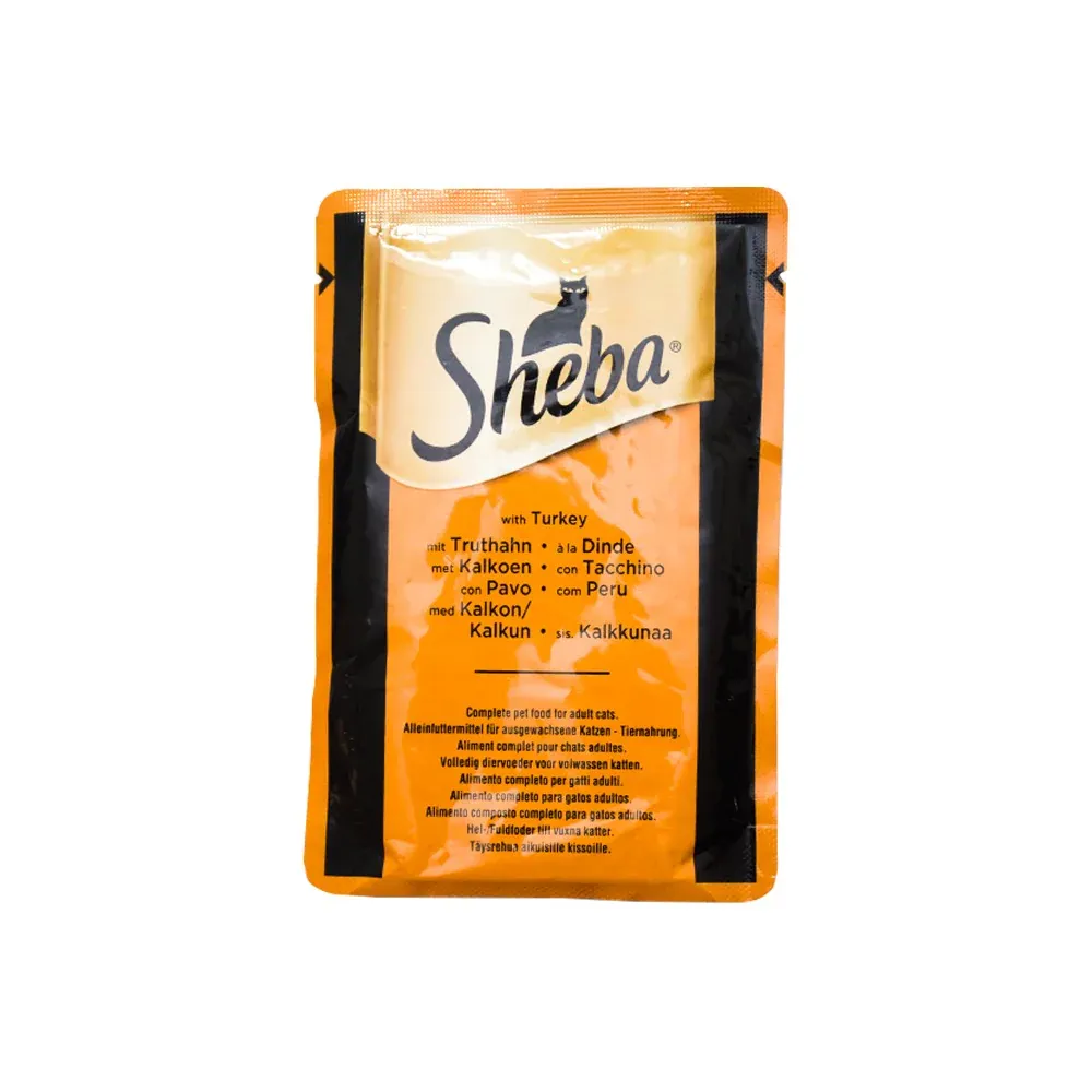Sheba Cat Wet Food in Jelly with TURKEY - 85gm