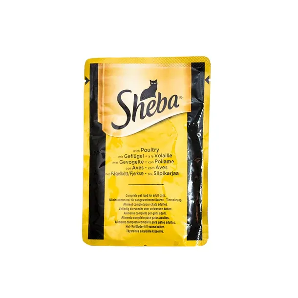 Sheba Cat Wet Food in Jelly with POULTRY - 85gm