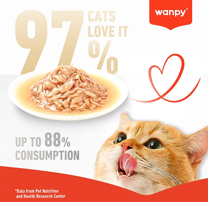 Wanpy Stew Salmon & Tuna For Kittens - 70gm