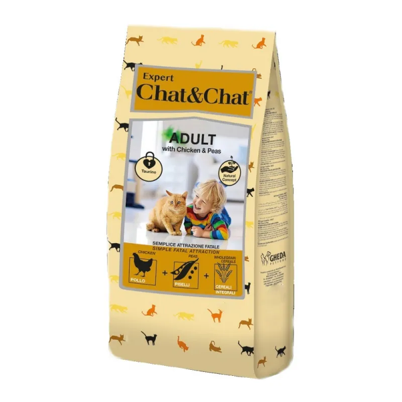 Chat&Chat Indoor Cat Food With Chicken & Peas - 900gm