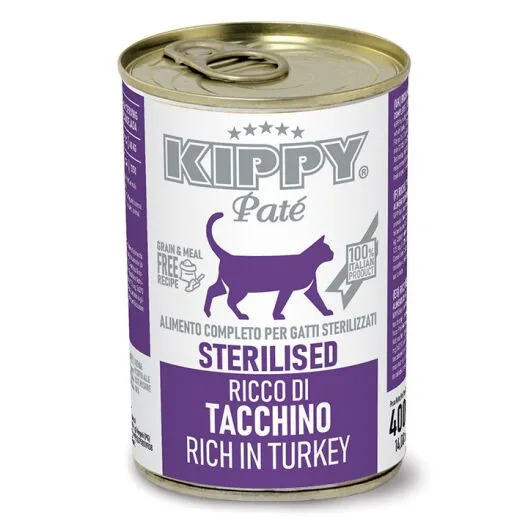 طعام رطب قطط KIPPY ديك رومي 400 جرام