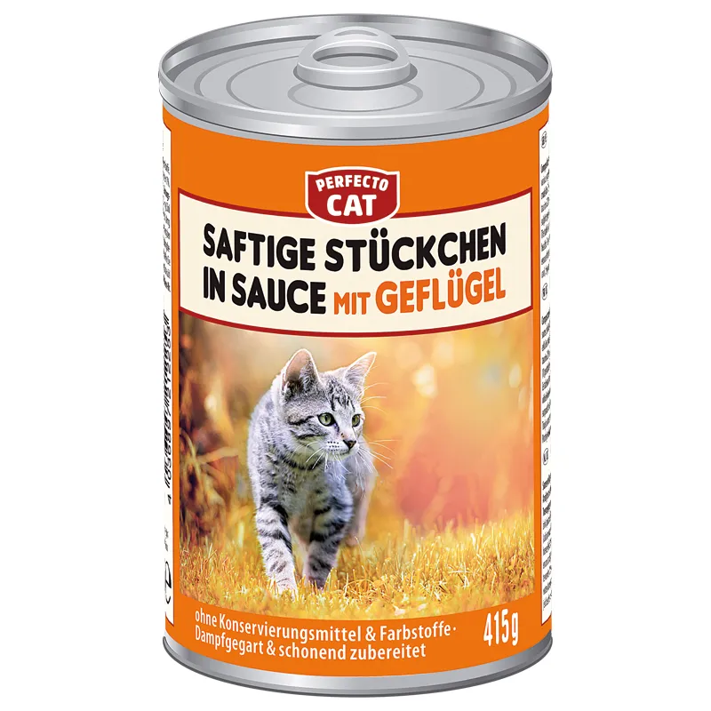 Perfecto Cat Juicy Chunks in Sauce with Poultry - 415gm