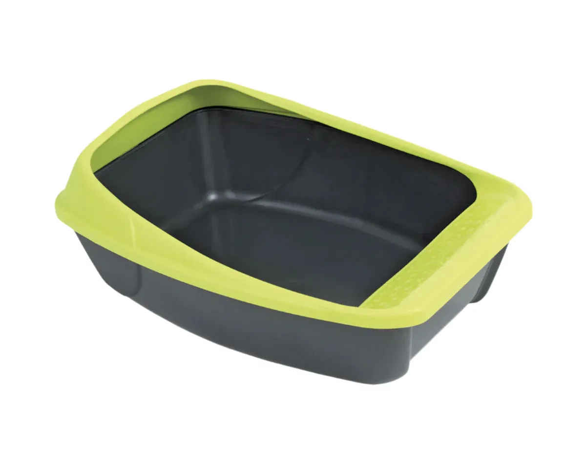MP VIRGO Cat Litter Box with Frame - BLUE