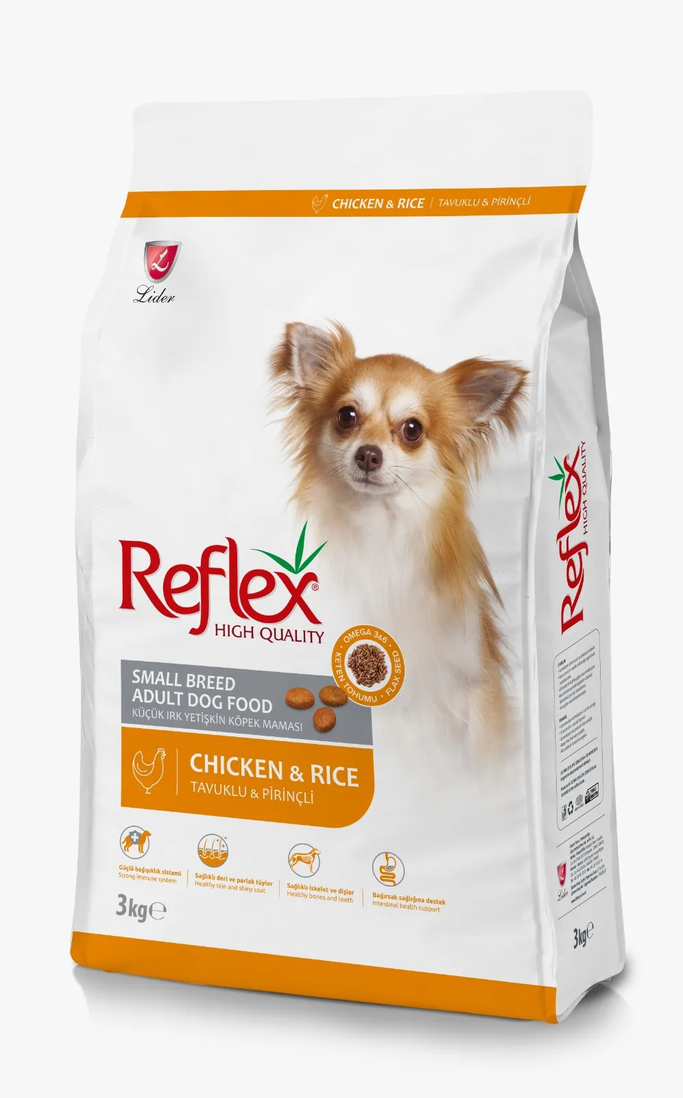 REFLEX Small Breeds Adult Dogs with Chicken & Rice 3kg