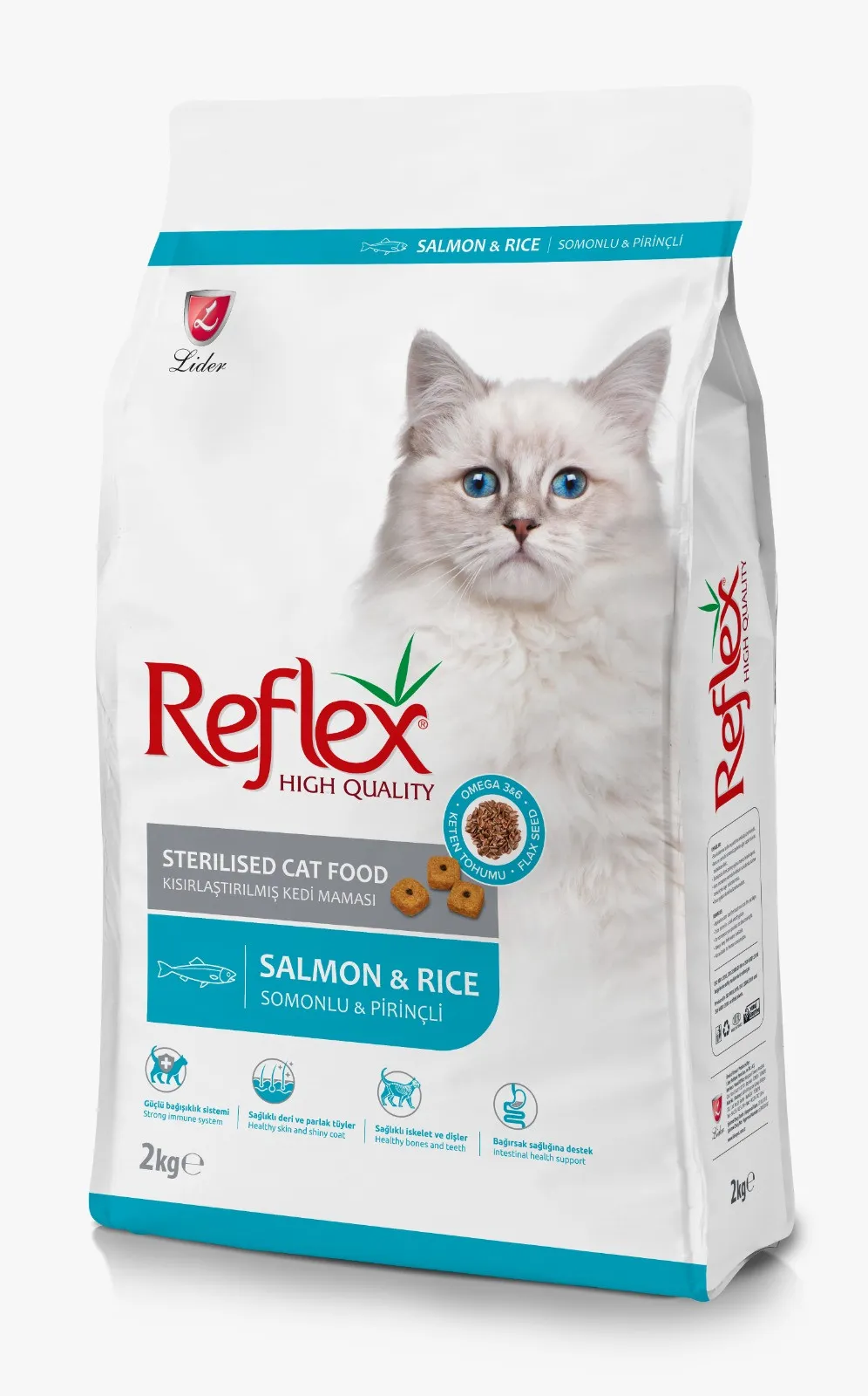 REFLEX for Sterilised Cats with Salmon & Rice 2kg