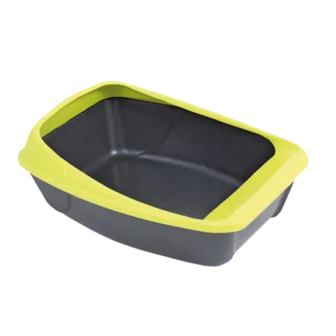 MP VIRGO Cat Litter Box with Frame - Green