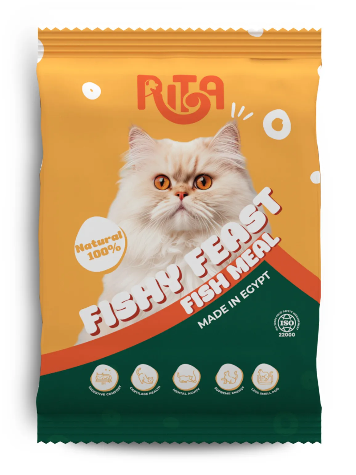RITA Fresh Food For Cats - Fishy Feast 125gm