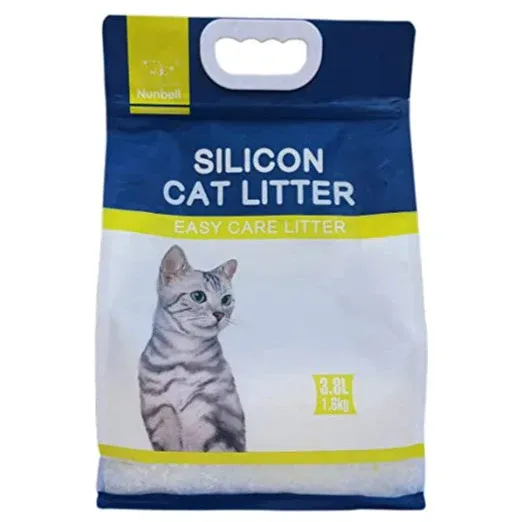 Nunbell Silicon Cat Litter - Lemon - 3.8L