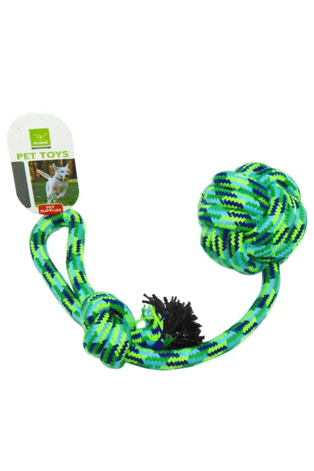 Nunbell Rope Toy Knotted Ball - For Puppy and Adult Dog  NB-68
