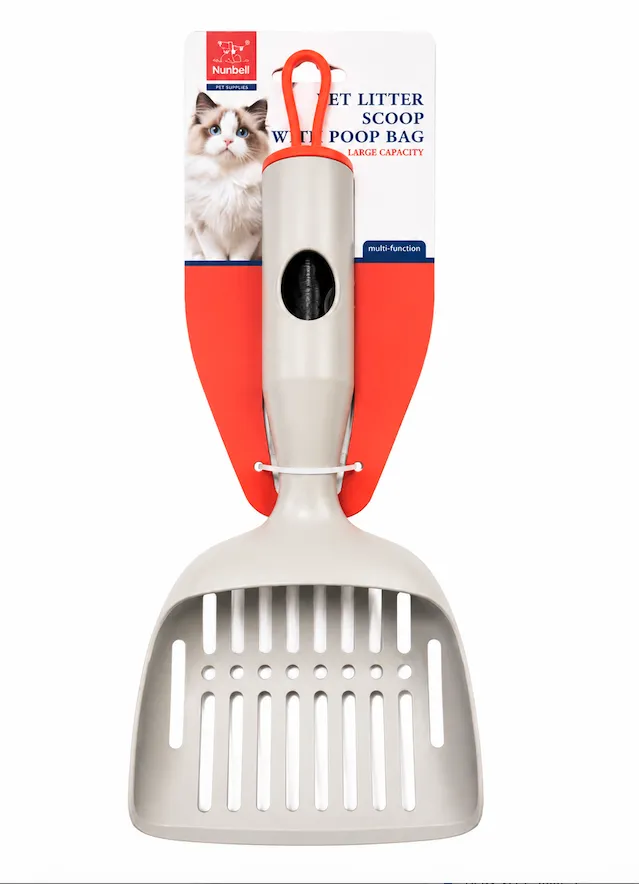 Nunbell Litter Scoop with POOP Bags Multicolours NB-105
