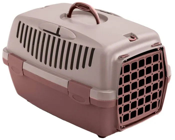 Stefanplast Gulliver 3 with Plastic Door - Rosy Brown
