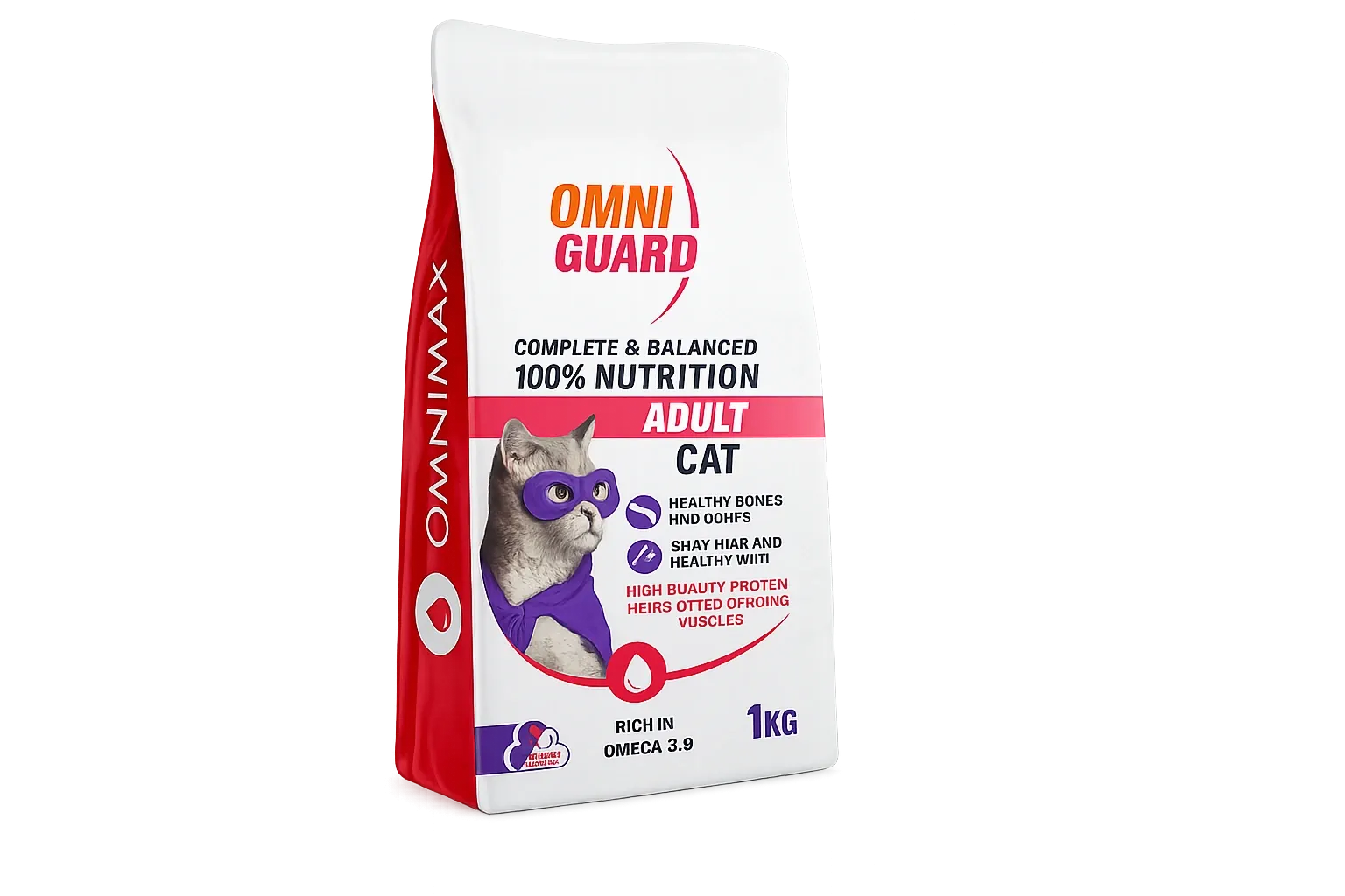 OMNIGUARD Adult Cat Dry Food - 1KG