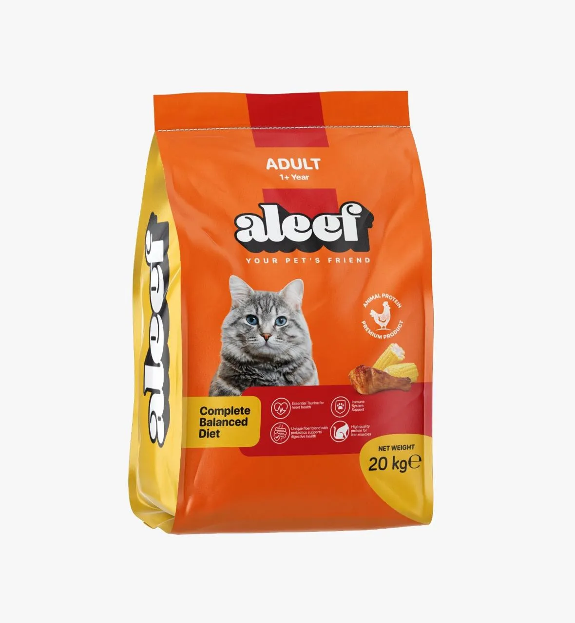 طعام جاف قطط aleef 20 كيلو