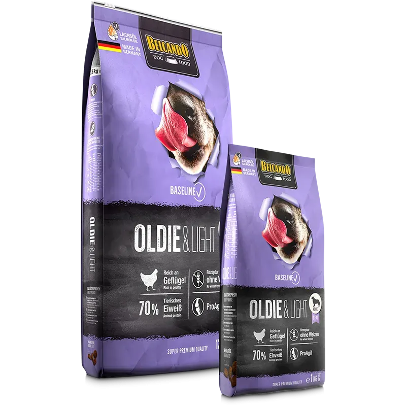 Belcando Baseline OLDIE & LIGHT for Adult Dogs 1kg