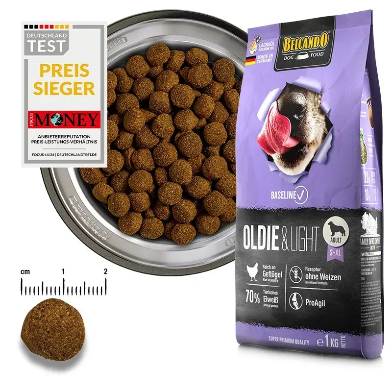Belcando Baseline OLDIE & LIGHT for Adult Dogs 1kg