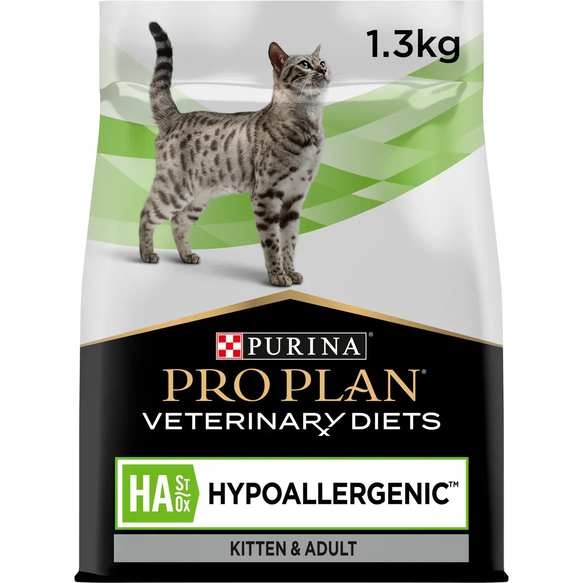 PRO PLAN Veterinary DIETS HA Hypoallergenic Cat Dry Food - 1.3KG