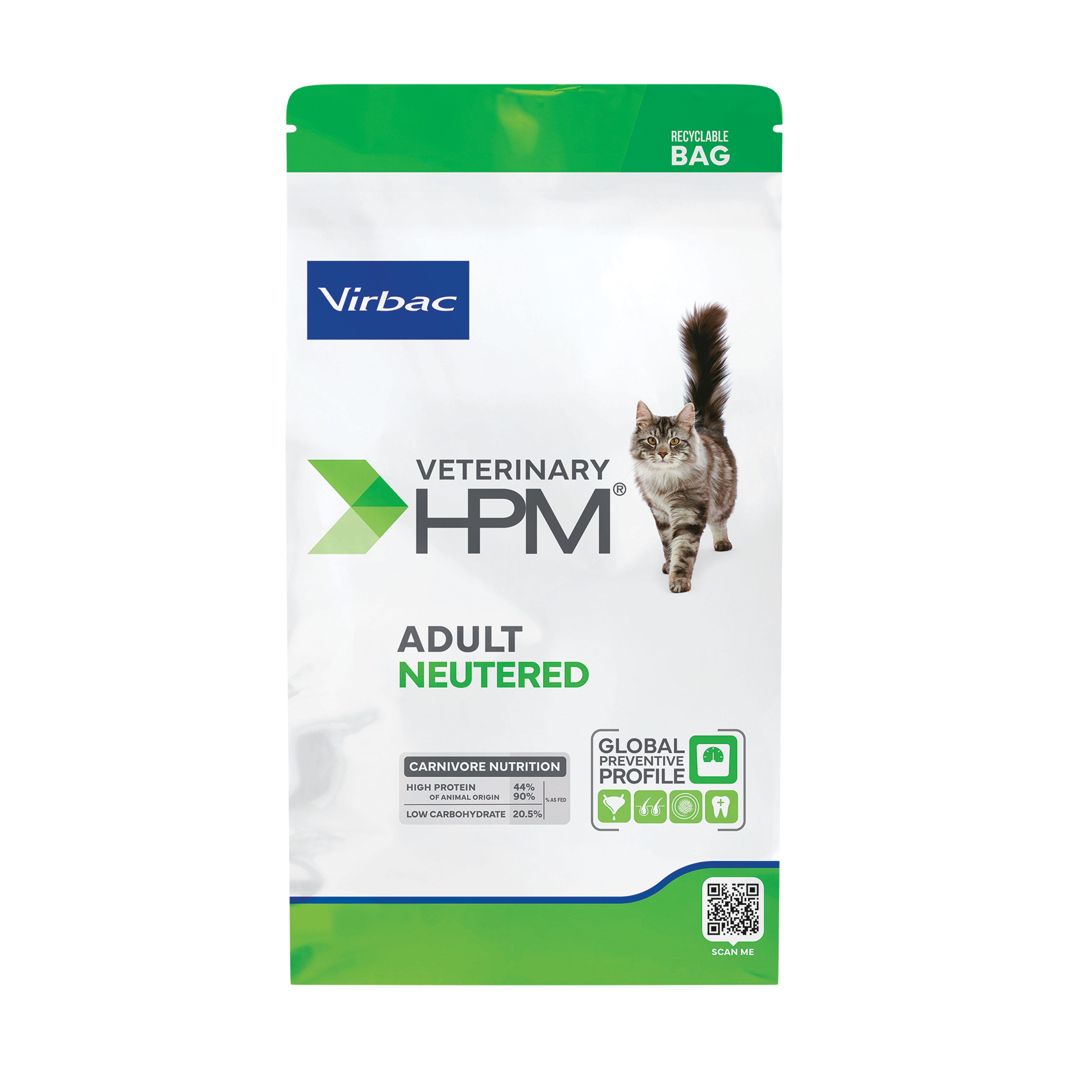 Virbac Adult Neutered Cat - 3KG