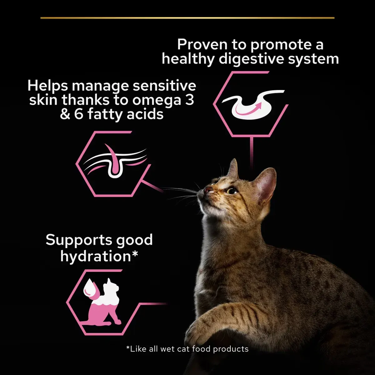 PRO PLAN Delicate Digestion Adult Cat Wet Food with TURKEY - 10 X 85gm