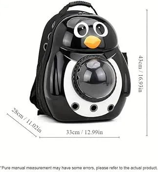 Cat Bubble Waterproof Backpack- BLACK BIRD