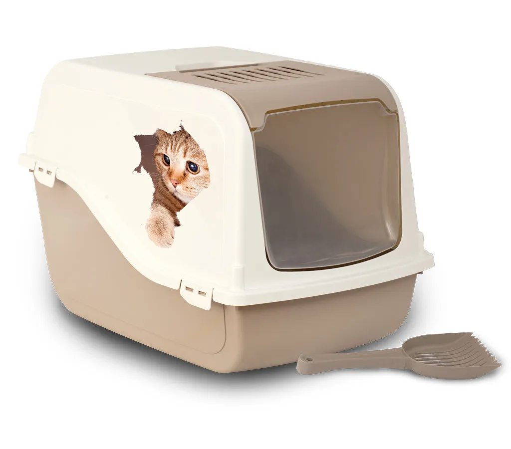 Bergamo Toilet Ariel Decal Top Free - Mocca